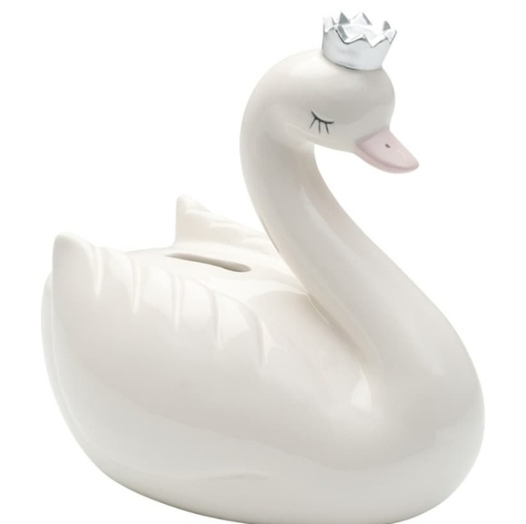 Elegant Baby Other - NWT Swan Piggy Bank
